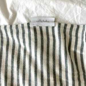 Solly Baby Wrap in Natural and Grey Stripe